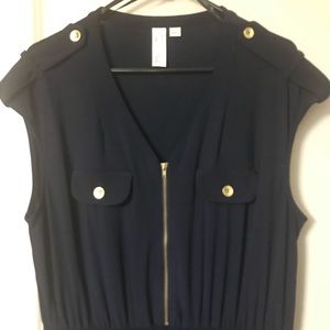 Emma & Michelle navy jumpsuit size L